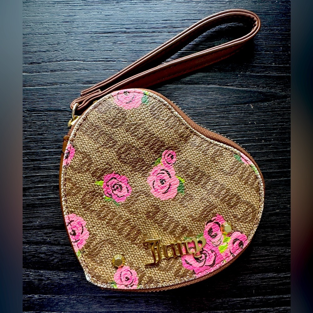 Vintage Juicy Couture Heart Wristlet